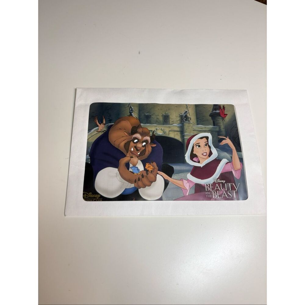 Disney Movie Club Beauty and the Beast 25th Anniversary Print Card 2016